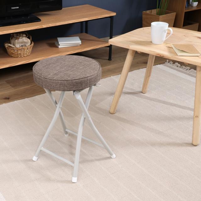 折リたたみスツール 4脚セット 送料無料-5