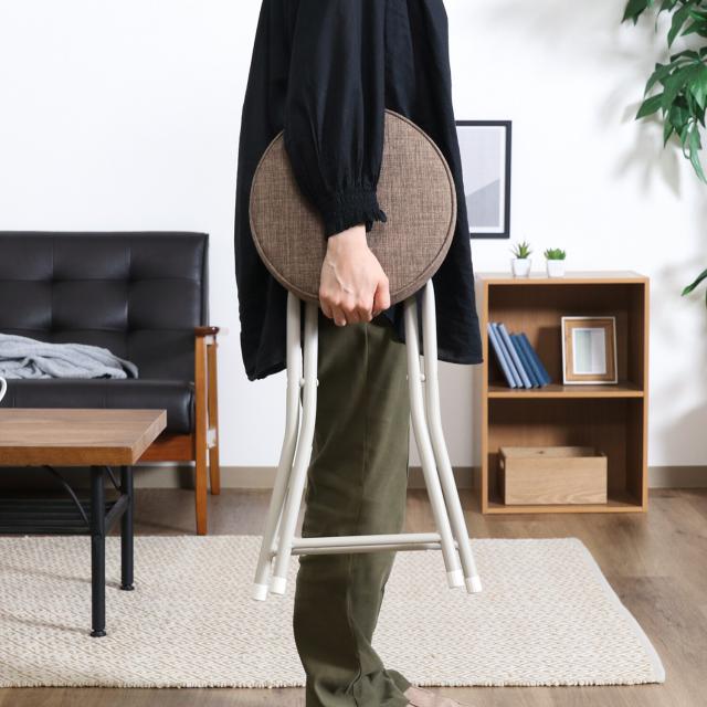 折リたたみスツール 4脚セット 送料無料-8