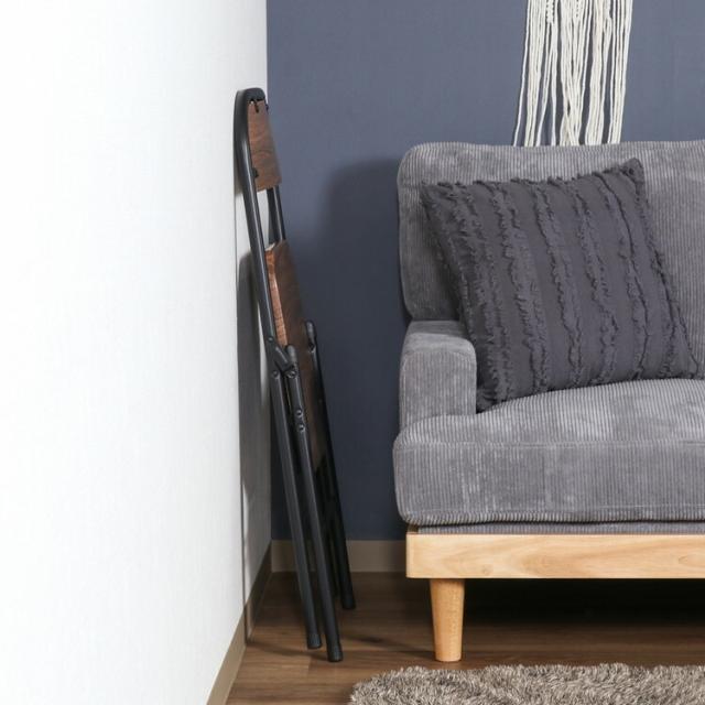 折リたたみチェア アロン 2脚セット 送料無料-4