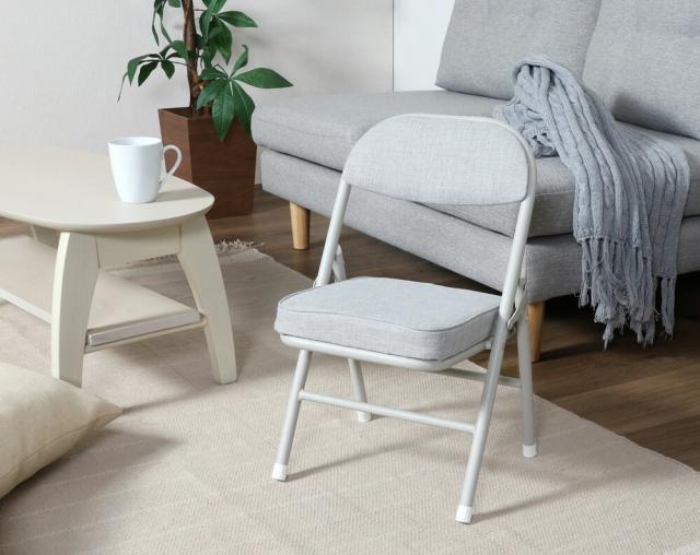 折リたたみチェア ロータイプ 6脚セット 送料無料-11