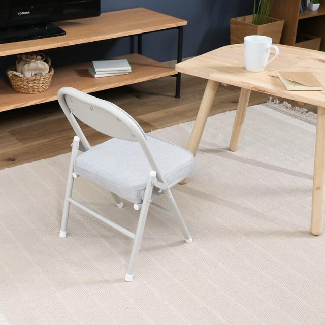 折リたたみチェア ロータイプ 6脚セット 送料無料-13