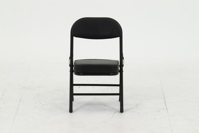 折リたたみチェア ロータイプPU 6脚セット 送料無料-18