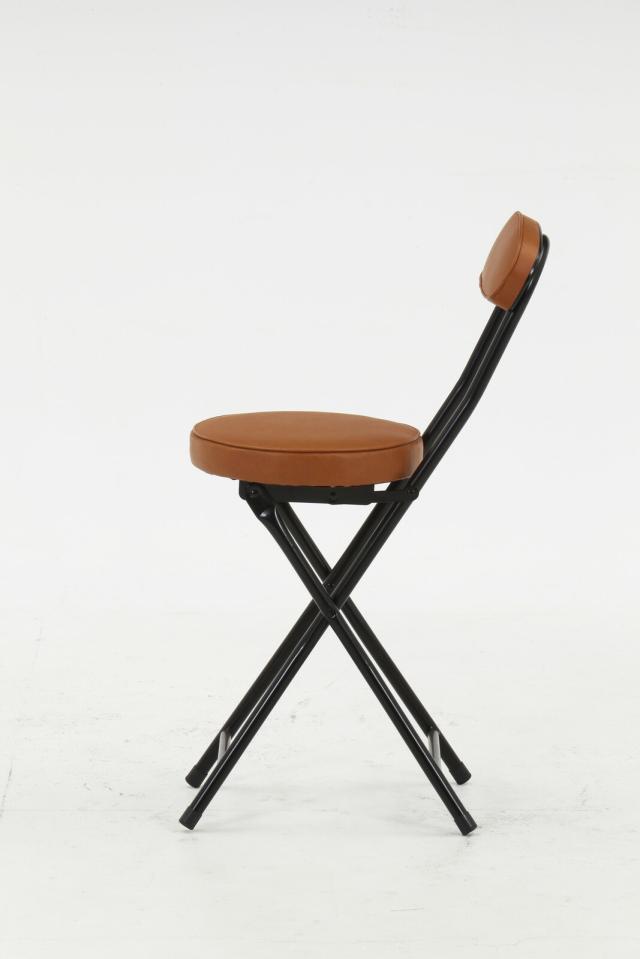 折リたたみチェアPU 4脚セット 送料無料-9