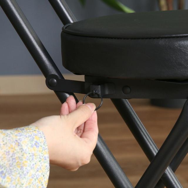 折リたたみチェアPU 4脚セット 送料無料-17