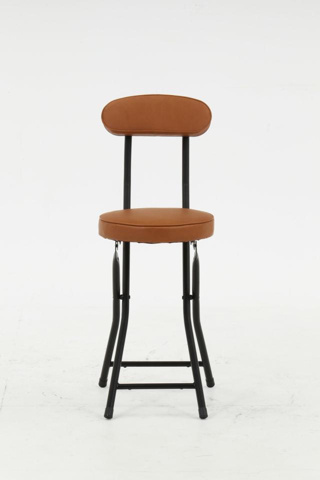 折リたたみチェアPU 4脚セット 送料無料-8