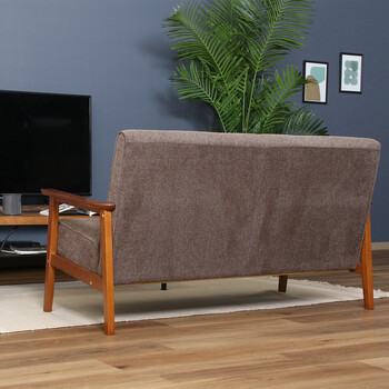 ソファー 厚手ファブリックソファ ミート 2P 送料無料-15