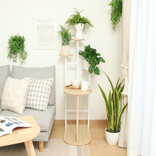 ディスプレイサイドテーブル W64 WH 送料無料-3