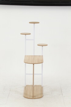 ディスプレイサイドテーブル W84 WH 送料無料-8