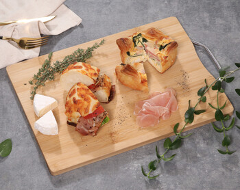 バンブーカッティングボード スクエア 35cm 6個セット 送料無料-1