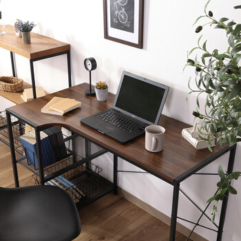 左右組み換えコーナーデスク ルカ 送料無料-4