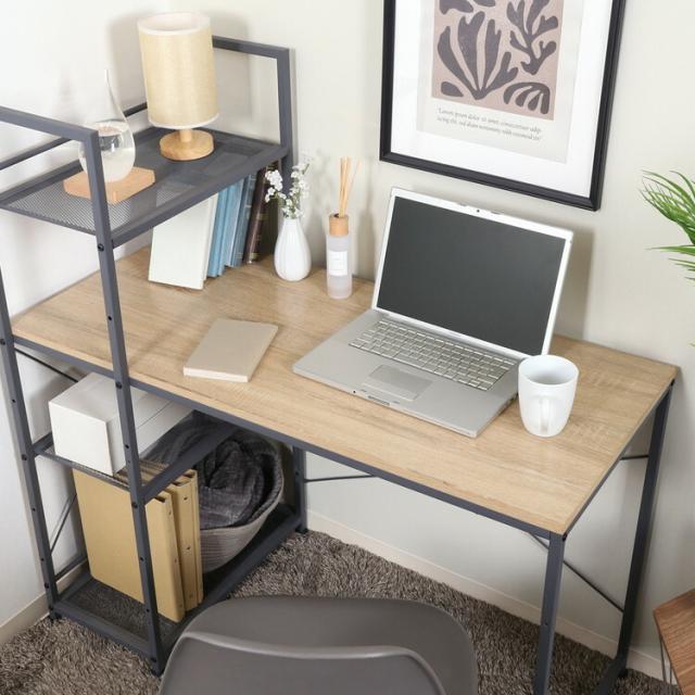 左右組み換えラック付きデスク ルカ 送料無料-13