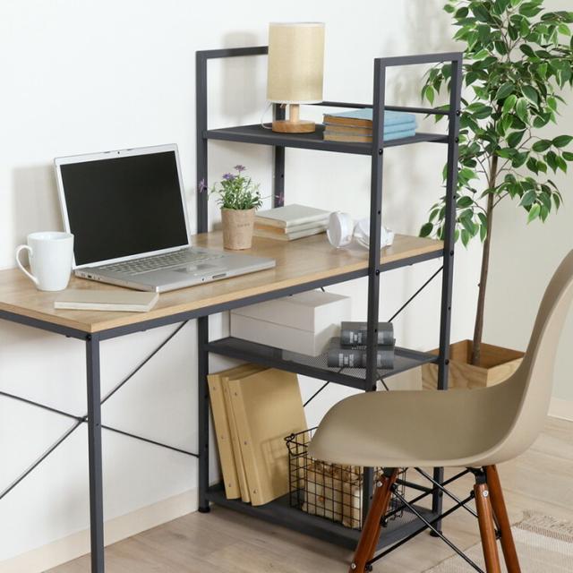 左右組み換えラック付きデスク ルカ 送料無料-14