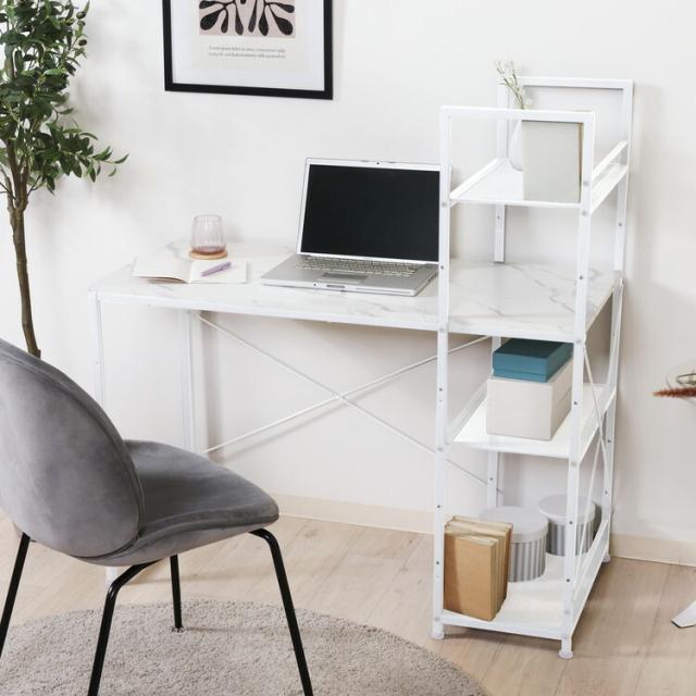 左右組み換えラック付きデスク ルカ 送料無料-22