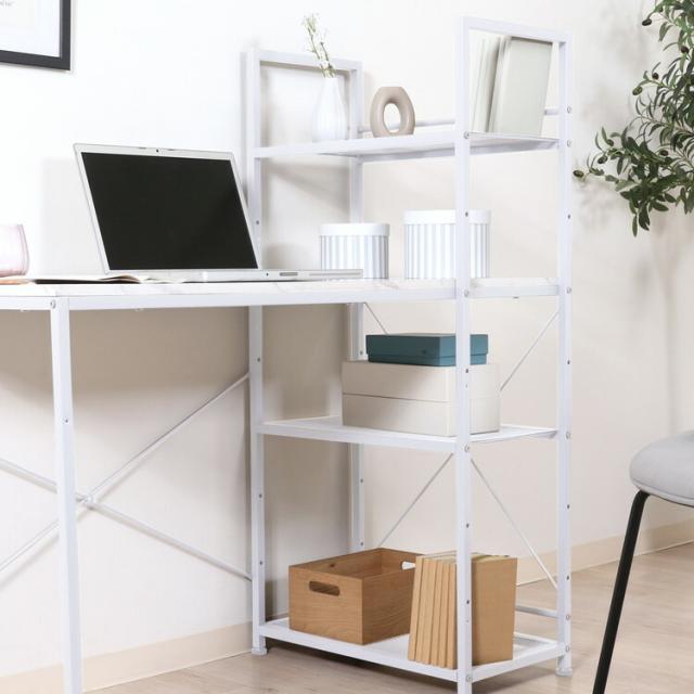 左右組み換えラック付きデスク ルカ 送料無料-24