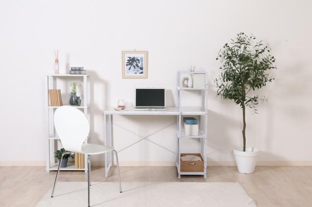 左右組み換えラック付きデスク ルカ 送料無料-28