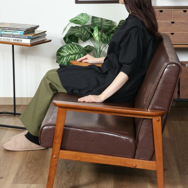 ソファー バイキャストPUソファ ミート 2P 送料無料-14