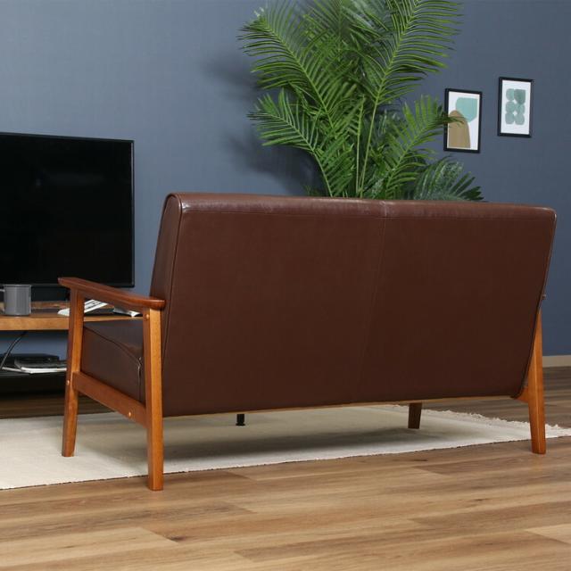 ソファー バイキャストPUソファ ミート 2P 送料無料-15