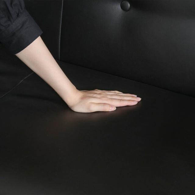 ソファー バイキャストPUソファ ミート 2P 送料無料-6