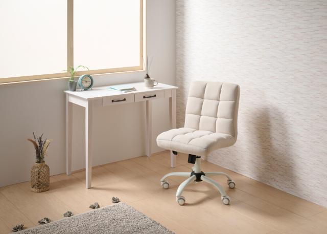 ホームチェア　大人ガーリーなキャスターチェア 新商品 HONEY 送料無料-6