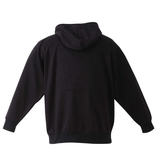 大きいサイズ BEAUMERE ダンボールバックエンボスプリントフルジップパーカー+半袖Tシャツ 3L 4L 5L 6L MC833612-14638 ラッピング可 送料無料 即日発送-1