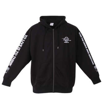 大きいサイズ BEAUMERE ダンボール4面プリントフルジップパーカー+半袖Tシャツ 3L 4L 5L 6L MC833602-14640 ラッピング可 送料無料 即日発送-2