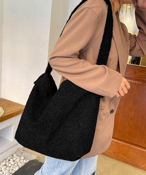 ボアバッグ レディース トートバッグ秋冬 送料無料 即日発送-2