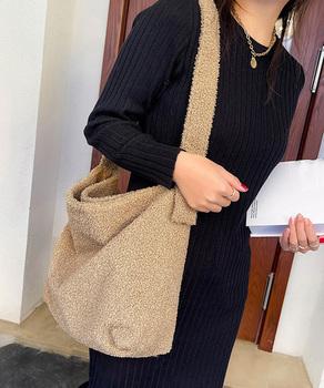 ボアバッグ レディース トートバッグ秋冬 送料無料 即日発送-4