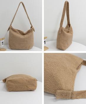 ボアバッグ レディース トートバッグ秋冬 送料無料 即日発送-6