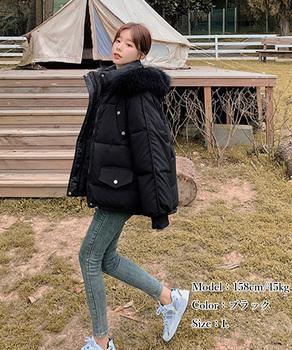 ダウンコート フードエコダウンジャケット 送料無料 即日発送-5