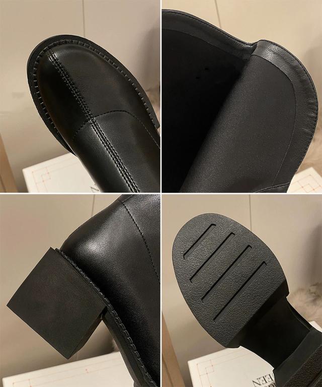 ロングブーツ 厚底 ジョッキーブーツ 送料無料 即日発送-3