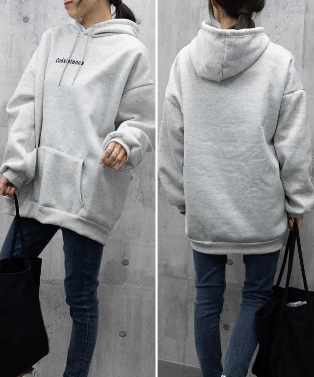 パーカー レディース秋冬裏起毛スウェット 送料無料 即日発送-9