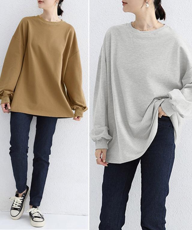 ボーダーTシャツ レディース 長袖ロンT 送料無料 即日発送-9