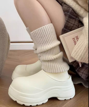 EVAショートブーツ ソックス風 裏起毛 送料無料 即日発送-0