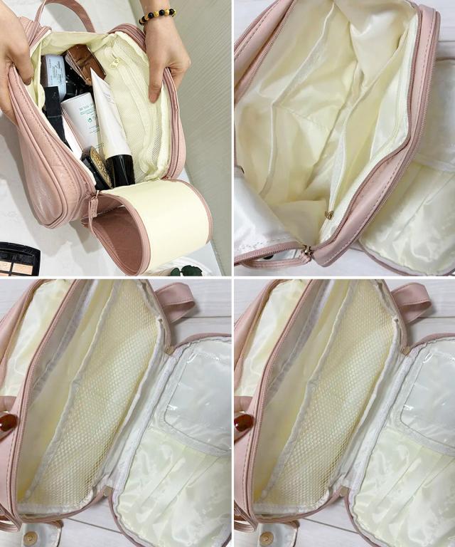 大容量トラベルコスメポーチ 持ち運び収納 送料無料 即日発送-3