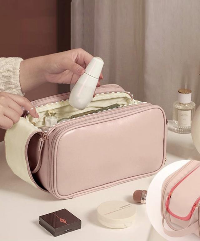 大容量トラベルコスメポーチ 持ち運び収納 送料無料 即日発送-4