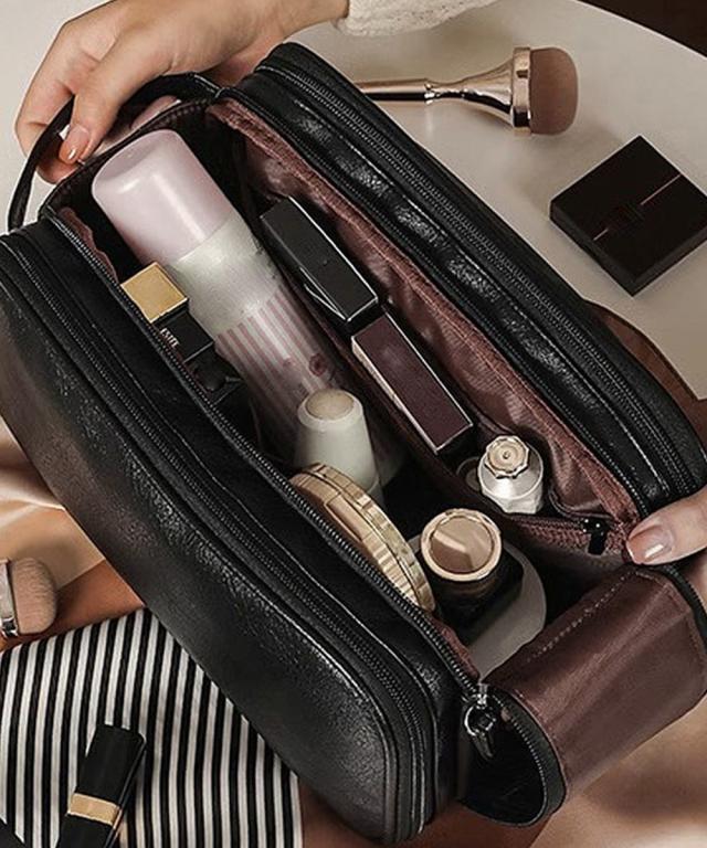 大容量トラベルコスメポーチ 持ち運び収納 送料無料 即日発送-5