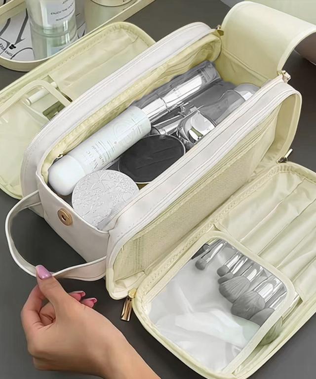 大容量トラベルコスメポーチ 持ち運び収納 送料無料 即日発送-6