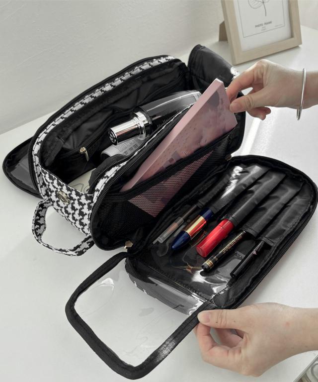 大容量トラベルコスメポーチ 持ち運び収納 送料無料 即日発送-8