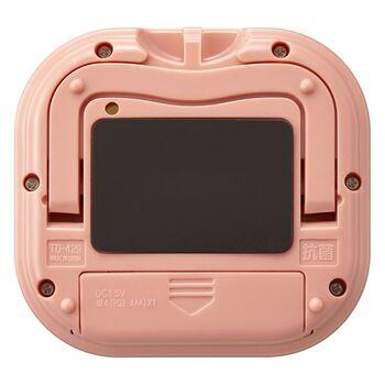 デジタルタイマー抗菌でか見えタイマーコーラルピンク 3個セット 送料無料 即日発送-3