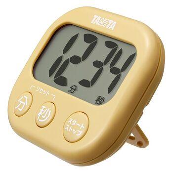 デジタルタイマー抗菌でか見えタイマーマスタードイエロー 3個セット 送料無料 即日発送-1