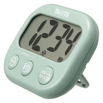 デジタルタイマー抗菌でか見えタイマーセージグリーン 3個セット 送料無料 即日発送-1