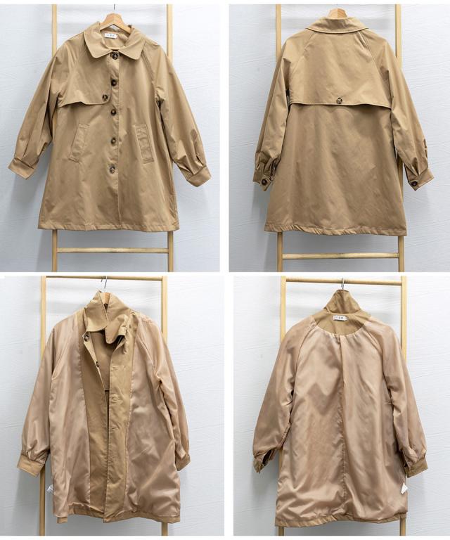 ライトトレンチジャケット レディース上品 送料無料 即日発送-2
