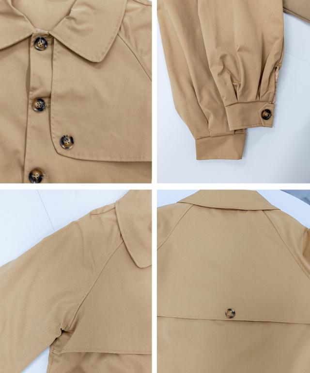 ライトトレンチジャケット レディース上品 送料無料 即日発送-3