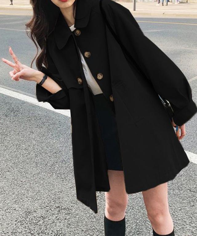 ライトトレンチジャケット レディース上品 送料無料 即日発送-4