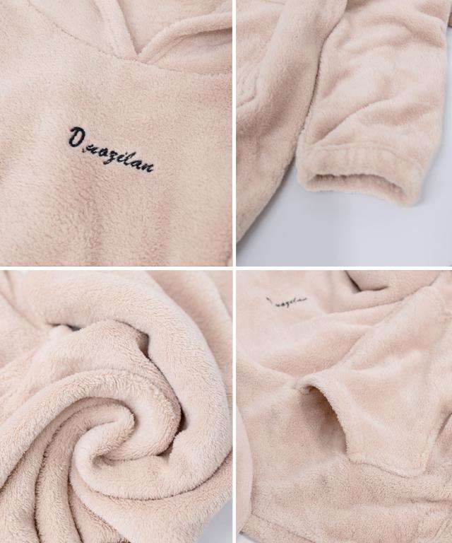 ルームウェア フリース パジャマ セット 送料無料 即日発送-3