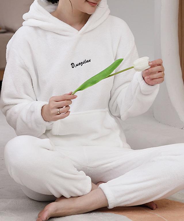 ルームウェア フリース パジャマ セット 送料無料 即日発送-7