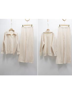 セットアップニット レディース 秋冬 送料無料 即日発送-2