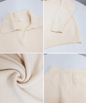 セットアップニット レディース 秋冬 送料無料 即日発送-3