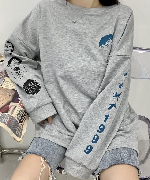 ロゴトレーナー ビッグシルエット 送料無料 即日発送-9