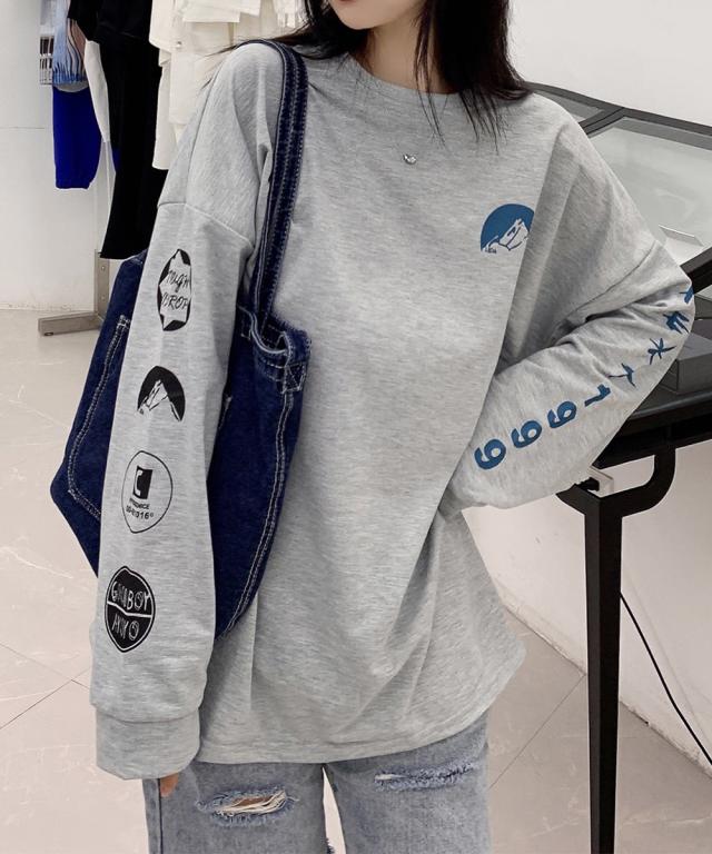 ロゴトレーナー ビッグシルエット 送料無料 即日発送-8